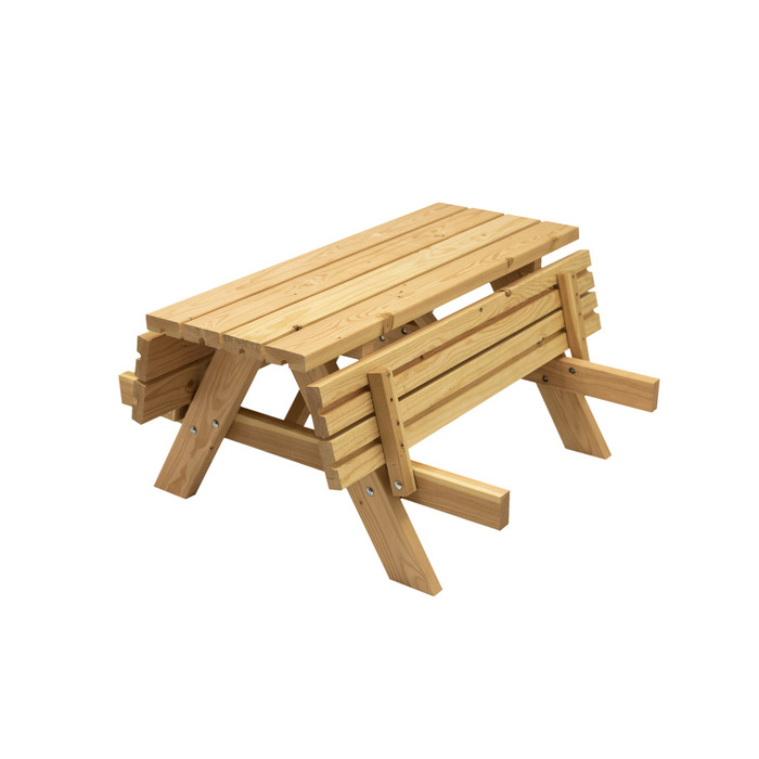 Bord-/bänkset Junior Lärkträ 120 x 129 cm Nordic Play